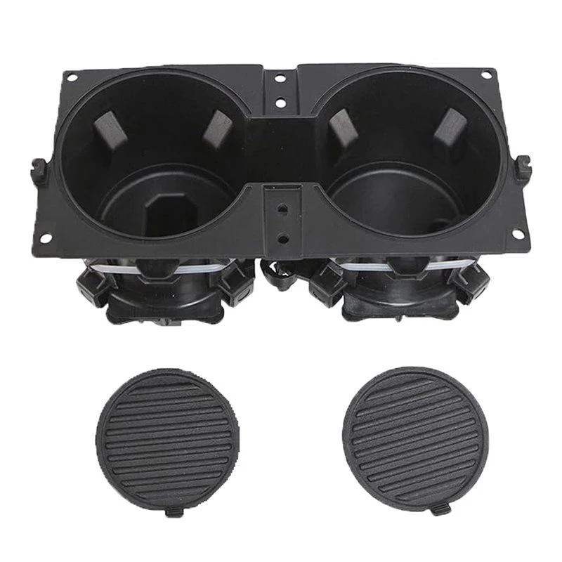 【AC77 Top !! 】Insert Mats Included Front Center Console Cup Holder For Ford Expedition 2018-2021 Part Numbers JL1Z-7813562-AA&