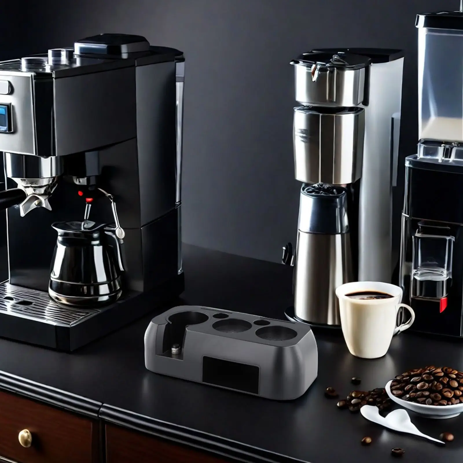 

Силиконовые противоскользящие коврики для кофемашин, держатель для портафильтра, легко моющаяся подставка для темпера, станция для темпера для эспрессо