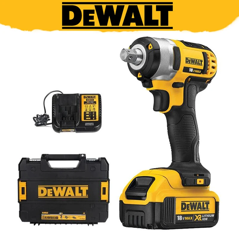 DEWALT DCF880 18V Cordless 1/2-Inch Impact Wrench 203N.m Brushless Lithium Battery Rechargeable Electric Wrench With Hog Ring