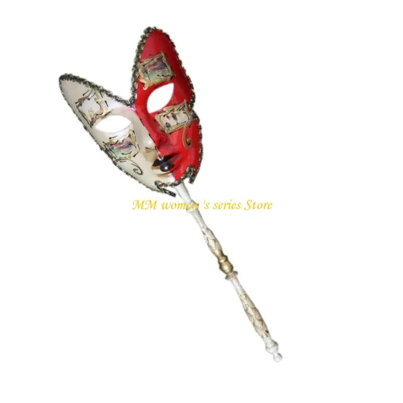 Q39c theatrale prestaties accessoire plastic gezicht verblijf fotografie rekwisieten voor vrouwen