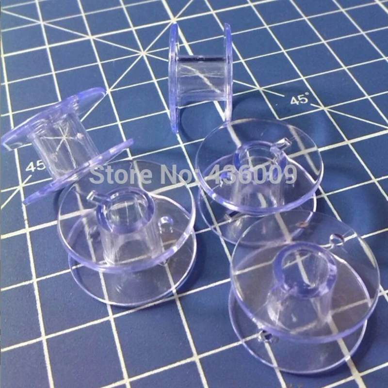 Household Sewing plastic bobbin SA156 class 15 2518P Purple Colour bobbin for singer brother janome toyota  (100pcs/bag)