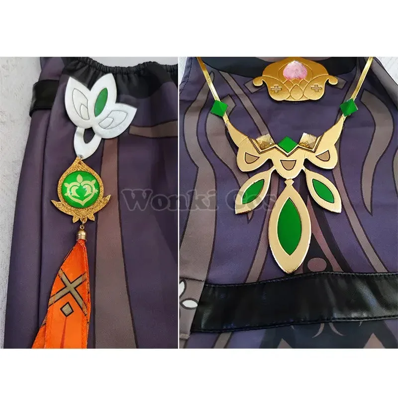 

Game Impact Collei Cosplay Costume Sumeru Collei Wig Hair Full Set Costumes Carnival Outfits for Party