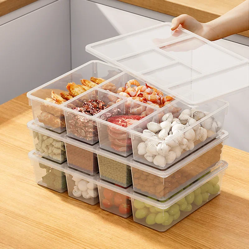 Useful Things for Kitchen Storage Airtight Containers for Food Sealed Container Food Preservation Box Plastic Organizing Boxes