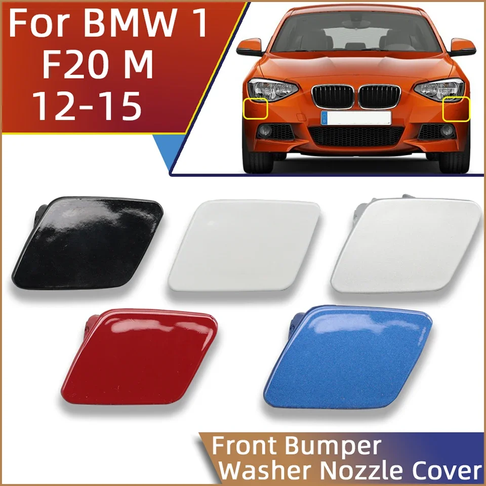 High Quality Painited Headlight Washer Nozzle Cap Cover Shell For BMW 1 Series F20 M-Sport Bumper 2011-2015 116i 118i 120i 125i