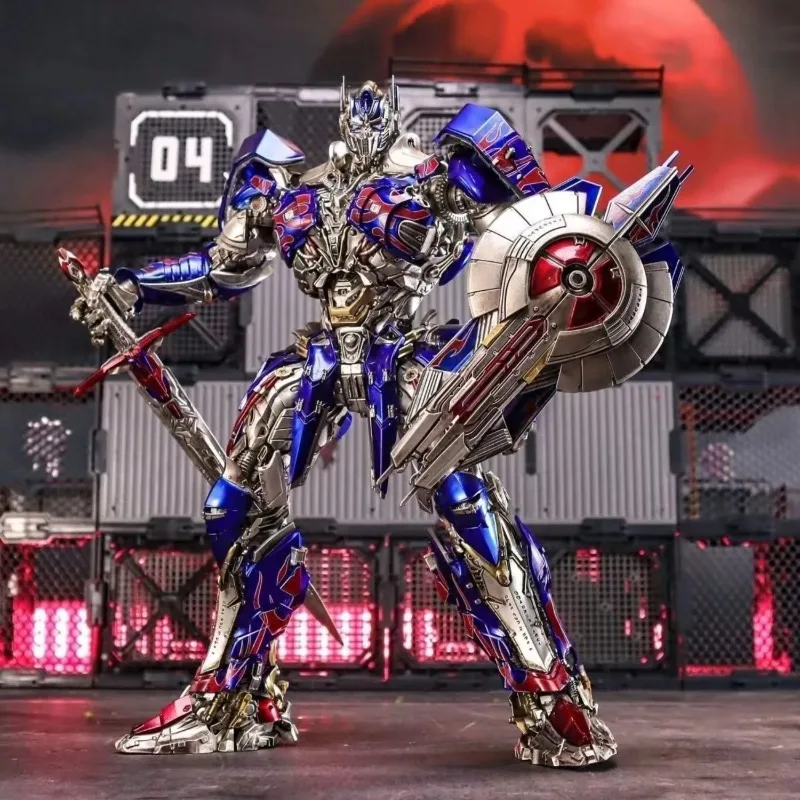 【En Stock】 MF-004 MF004, Knight OP Commander DLX, ornements de décoration de bureau, modèle édition en alliage, modèle de Collection de robots mobiles