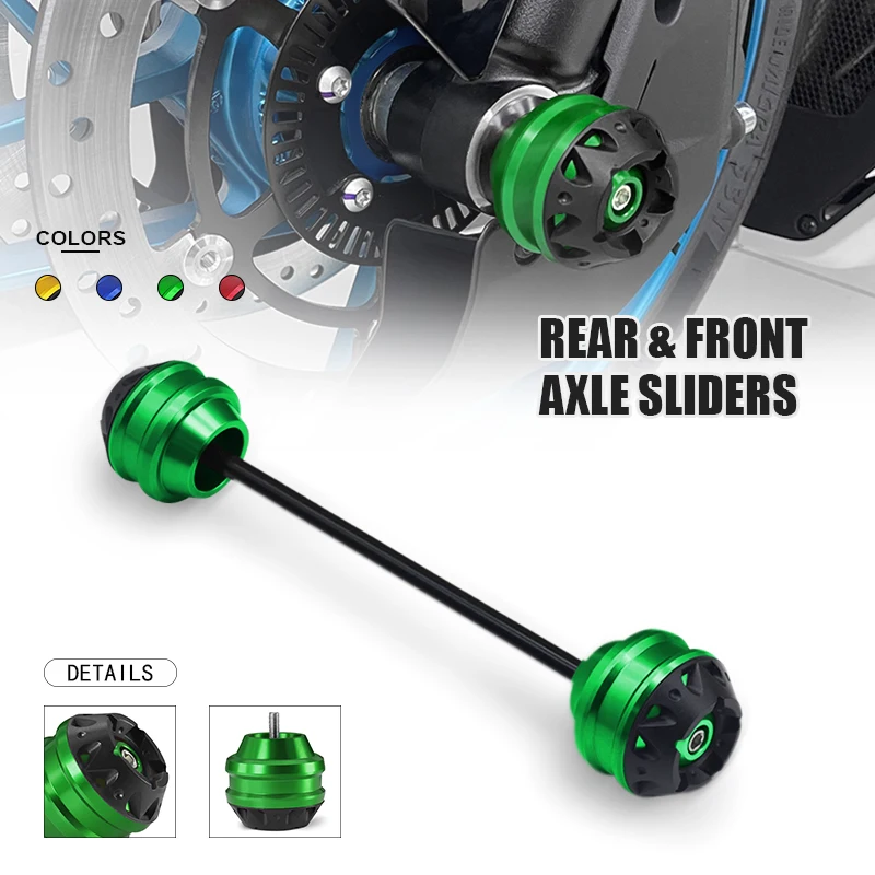 

Z 750 Motorcycle CNC Front Axle Fork Wheel Crash Sliders Protector Pad For Z750 Z750S Z750R z750 z750s z750r 2005-2013