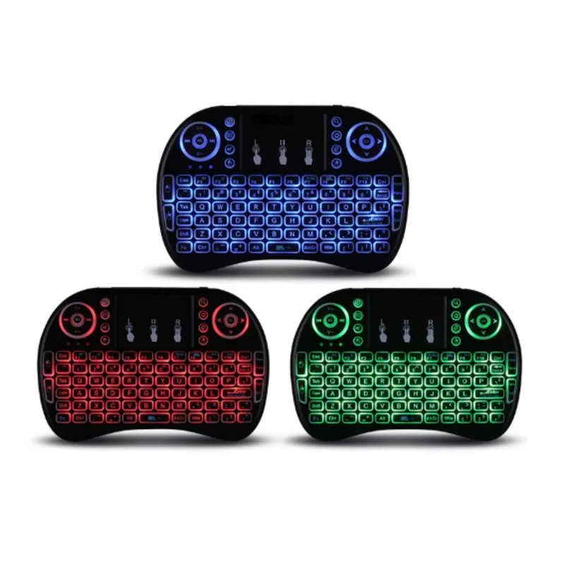 2.4G Teclado sem fio MINI I8 com touchpad, conjunto de teclado e mouse sem fio, multilíngue para Android, PC e set-top box.