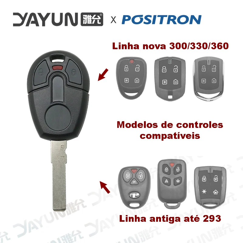 

YAYUN Modified Drawer Key Fiat FT2-F Alarm Buttons Positron Flex New and Old Line Up to 293 300 330 360 Free Shipping