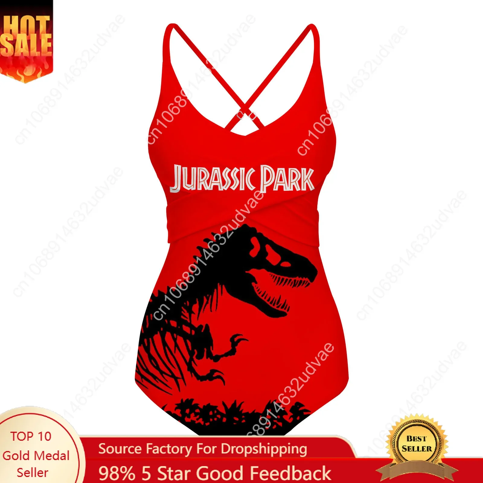 

Jurassic Park Swimsuit Womens Sling Swimsuits Personalized Sexy Swimwear Pool Party Beach Bikini Summer Customize Bathing Suits