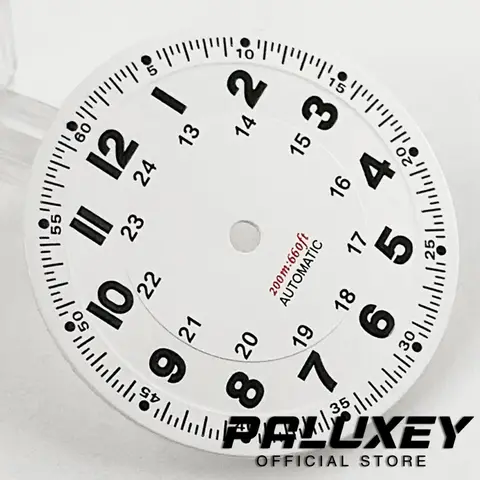 NH35 पायलट 29mm डाइवर वॉच डायल हरा चमकदार वॉच फेस NH35 NH36 NH38 NH39 ETA2824 2836 मियोटा 8215 8200 मूवमेंट के लिए 8 best sales एनएच35ए डायल - №3