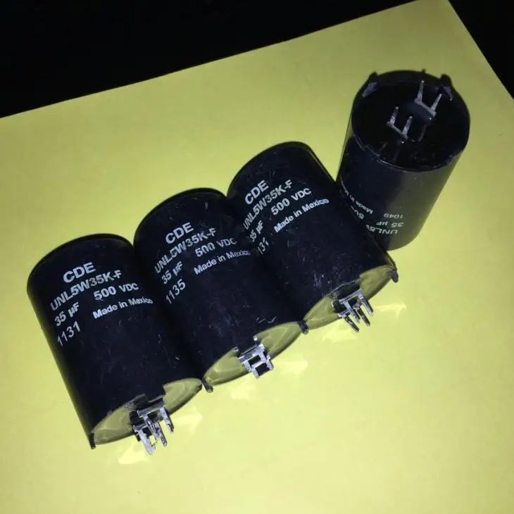 Imagem -03 - Cde Americano Unl5w35k-f 500v 35uf Máquina Biliar Dissociação de Filtração de Alta Tensão Capacitor Infinito 10 Pcs