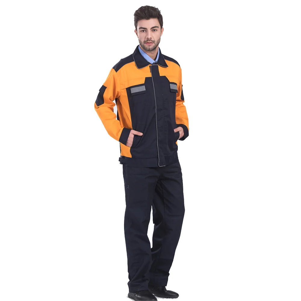 Outdoor Jacket Pants Working Suits Men's Wear-resistant Anti-scalding Work Clothes Welders Labor Insurance Clothing