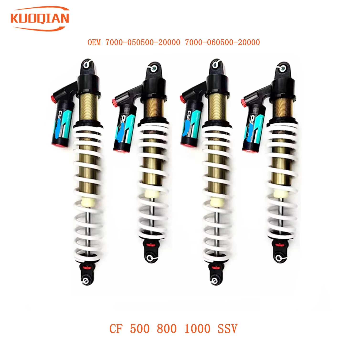 

2pcs Front and 2pcs Rear SHOCK ABSORBER For CF 500 800 1000 SSV PARTS QUAD GO KART 7000-050500-20000 7000-060500-20000