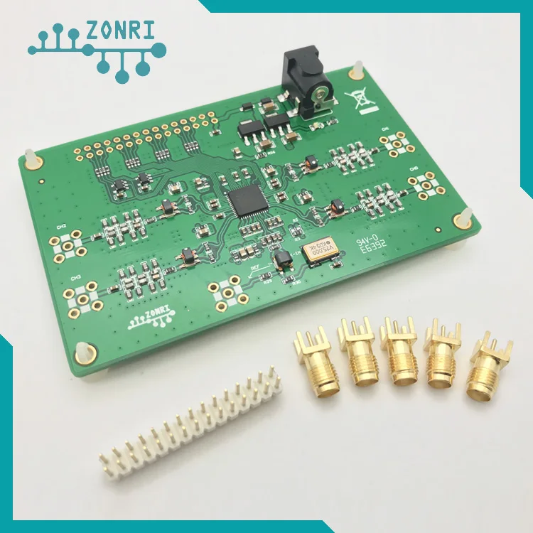 1pcs AD9959 four-channel high-speed rf signal source module of DDS signal output 200 MHZ barron