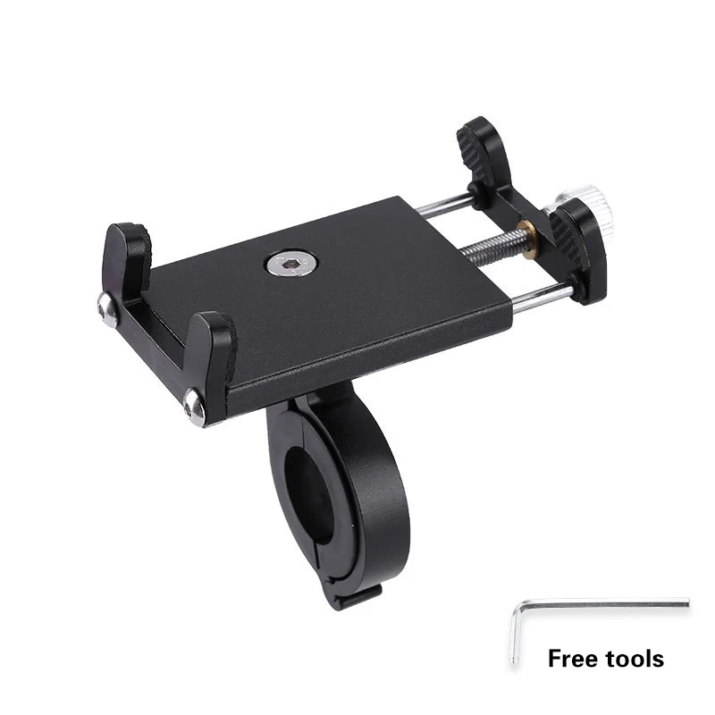 Bicycle Phone Holder Mount Universal Mobile Cell GPS Metal Riding MTB Motorcycle Stand Bracket Bike Moto Handlebar Antislip Clip