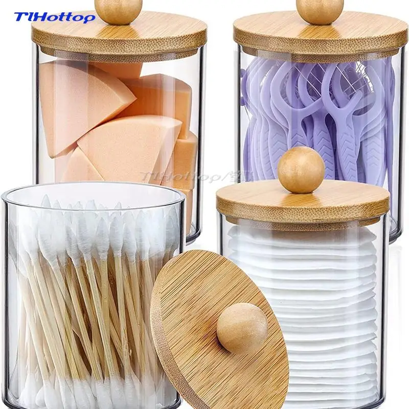 Cotton Swabs Receive A Box Of Portable Circular Make Up Cotton Powder Puff Receive Box With Makeup Cotton Box