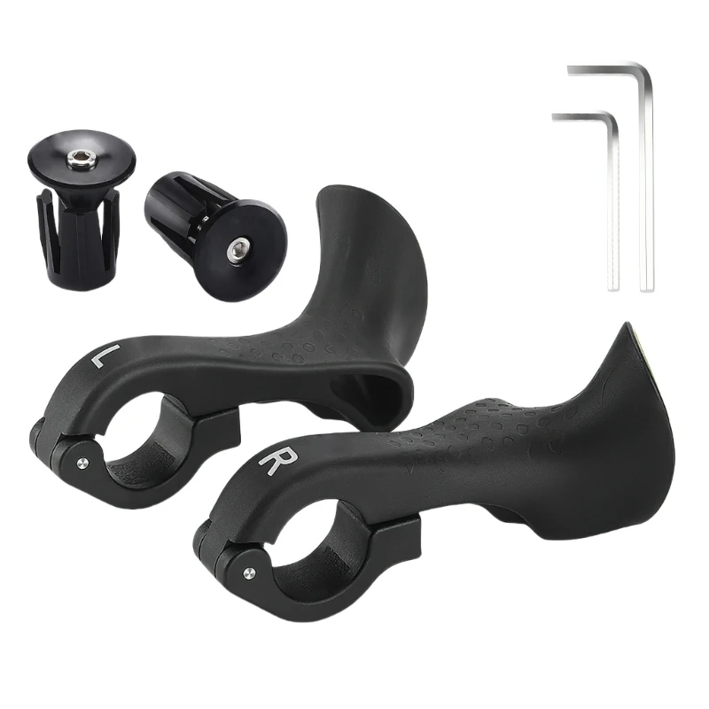 Bicycles Extender Handlebars Aluminum Alloy Easy to Mount Ergonomic for Mountain Bike, Adjustable & Extension Handlebars