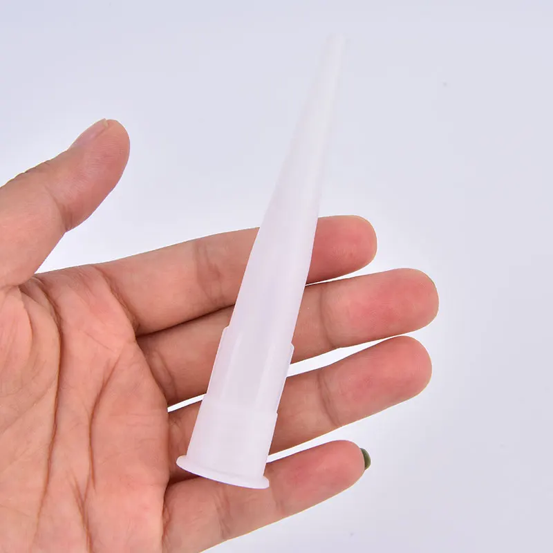 20pcs Plastic Glass Glue Nozzles Universal Caulking Gun Nozzles Sealant Silicone Caulking Tips Mouth Home Construction Tools
