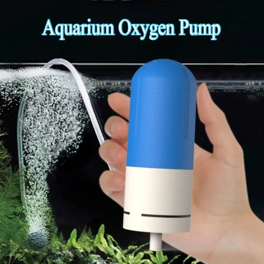 New Silent Fish Water Pump Mini USB Charging Air Compressor Adjustable Speed 5V 1W Aquarium Oxygen Pump Fish Tank