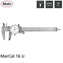 MAHR MARCAL 16U Dial Caliper,0-150mm Graduation 0.01mm and 0.02mm 4107005 4107107
