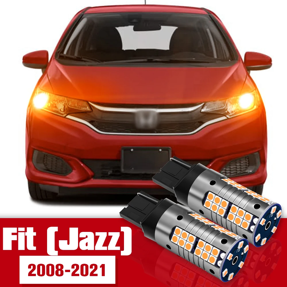 

Светодиодные Аксессуары для указателей поворота, 2 шт., лампочка для Honda Fit Jazz 2008-2021 2010 2011 2012 2013 2015 2014 2016 2017 2018