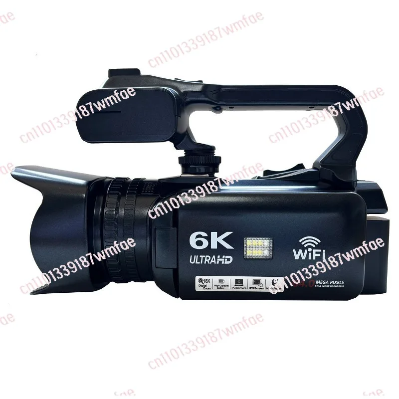 Digital Video Camera Recorder with 18X Digital Zoom with Lens Hood, Stabilizer, Microphone, 128G SD Card, Fill Light