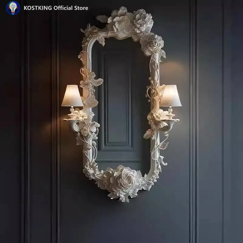 Personalised Bathroom Mirror Deco Universal Vanity Decorative Infinity Mirror Decor Art Bedroom Desk Espejo Grande Home Decor