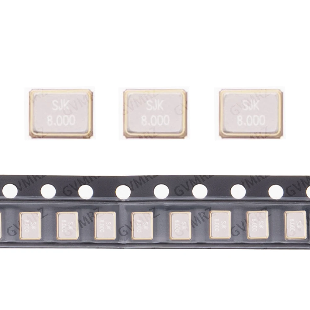 10PCS 8Mhz 6Mhz 27Mhz 30Mhz 0Mhz 12Mhz 16Mhz 32Mhz 40Mhz 48Mhz SMD 4P 3225 Passive crystal oscillator  20Mhz 24Mhz 25Mhz 