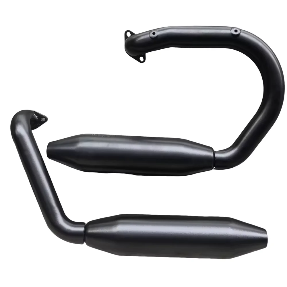 【Good quality】For Benda Napoleonbob 250 exhaust pipe assembly left and right mufflers muffler chimney original parts
