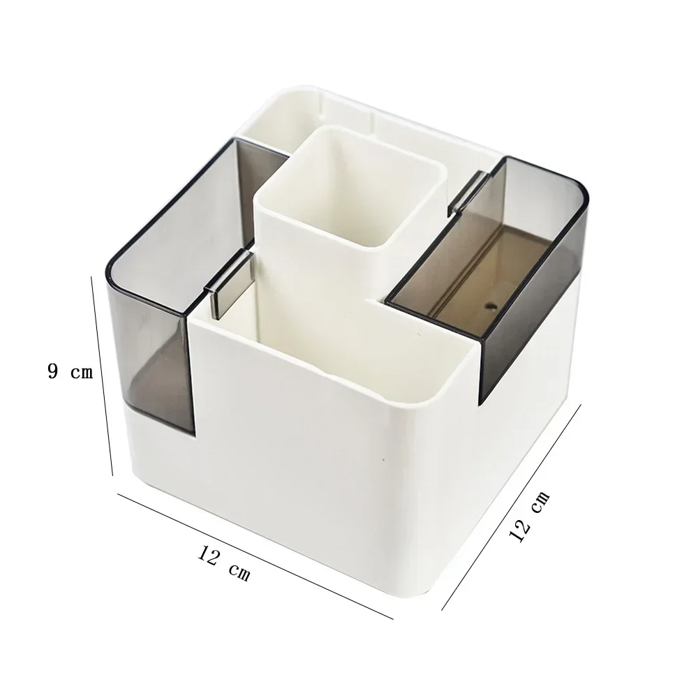 1pc Pen Holder Multi-grid Stationery Storage Box Detachable Combination Desktop Organizer Student Office Desk Accessories