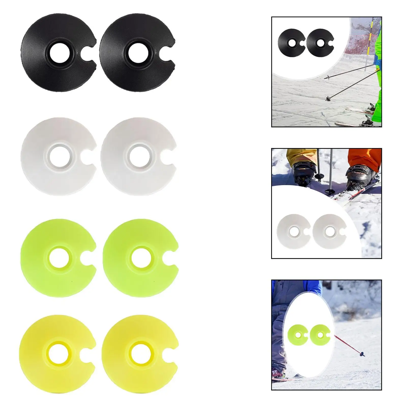 

2-х шт., корзина для походных палок, сменные защитные приспособления для наконечников, защитный сменный аксессуар