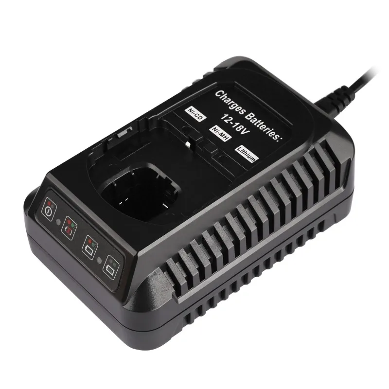 

P107 Fast Charger Lithium Battery Charger Portable Rapid Charger Compatible with For Ryobi 12V–18V Ni-Cd Ni-Mh Lithium Batteries