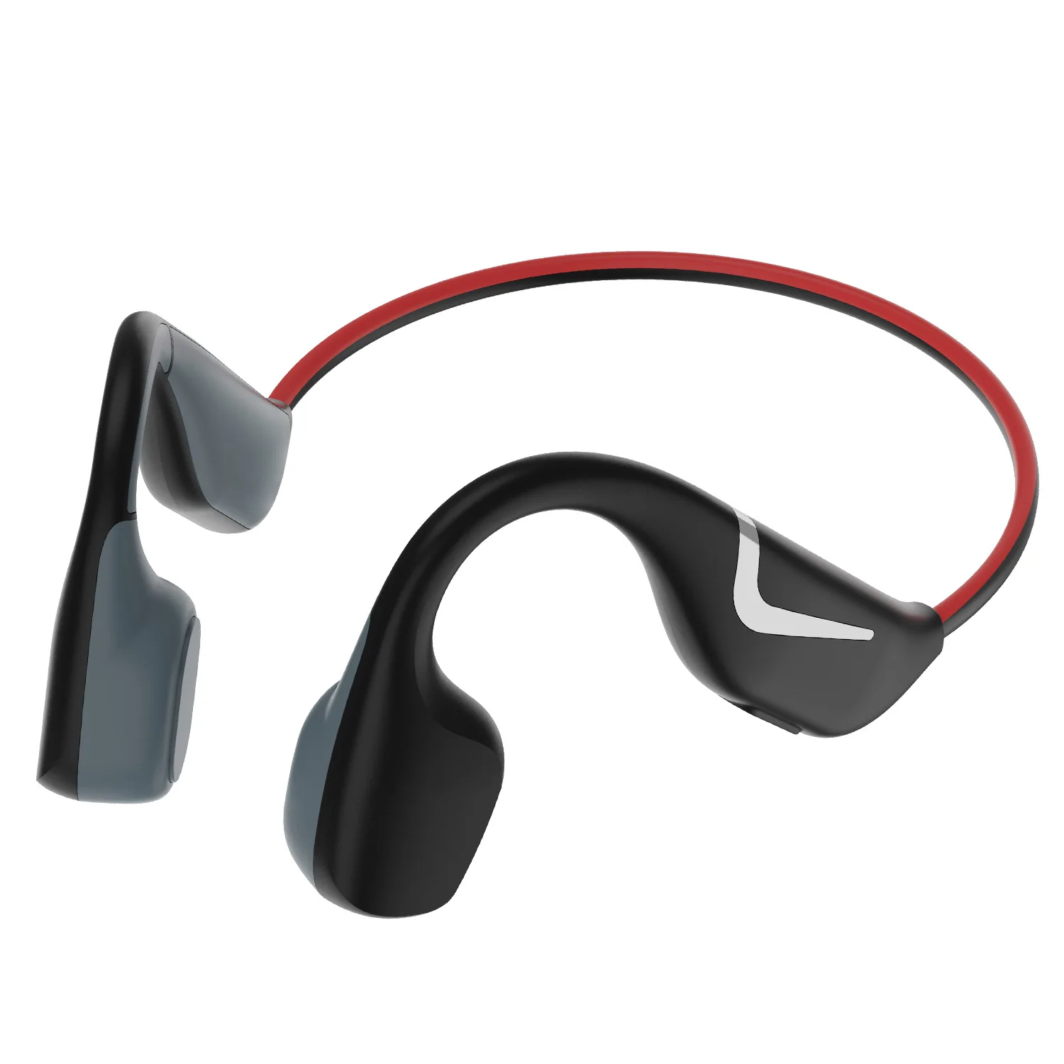 Dv68 Pro Open headphones with microphone for bone conduction waterproof headphones with running light strip for riding hiking