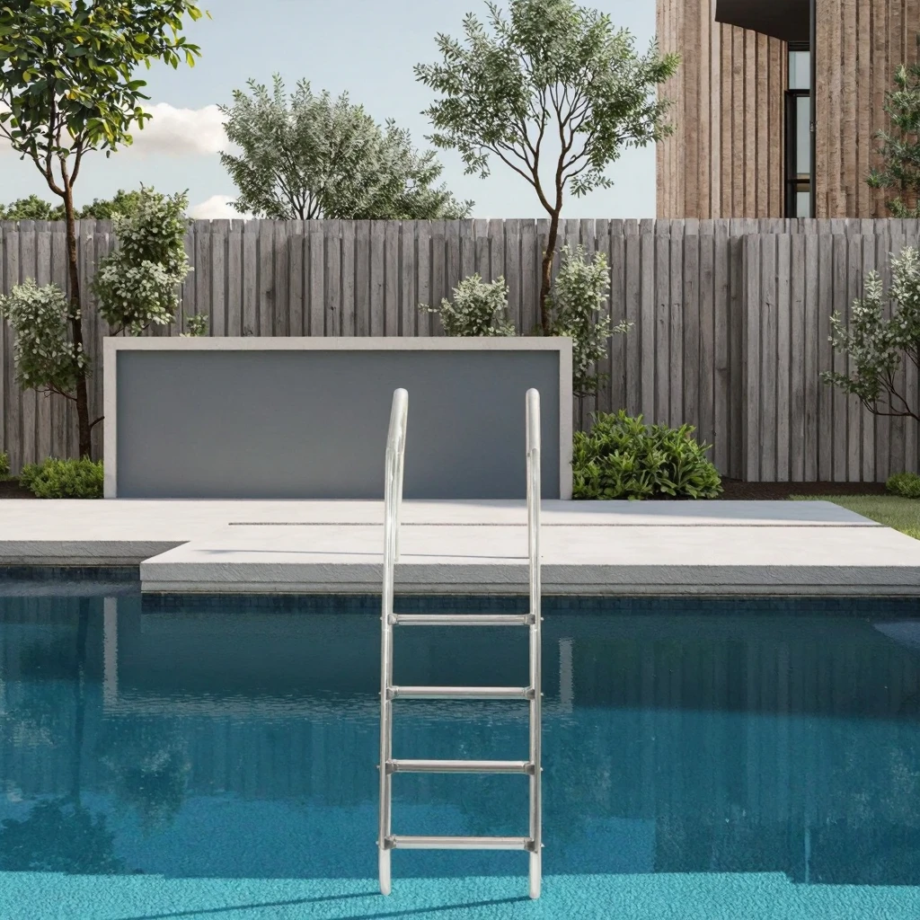 

Customized Anti Slip Pedals Safe and Reliable Stainless Steel Design for Swimming Pool Ladder