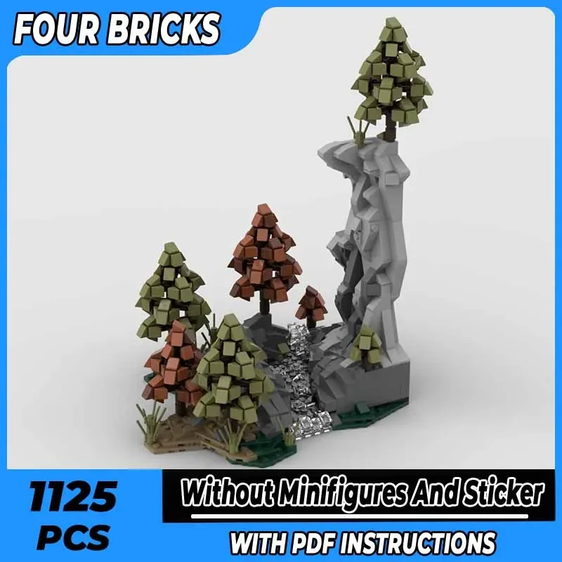 Rings Movie Model Moc Building Bricks River Rock Landscape Technology Modular Blocks Gifts Christmas Toys DIY Sets Assembly