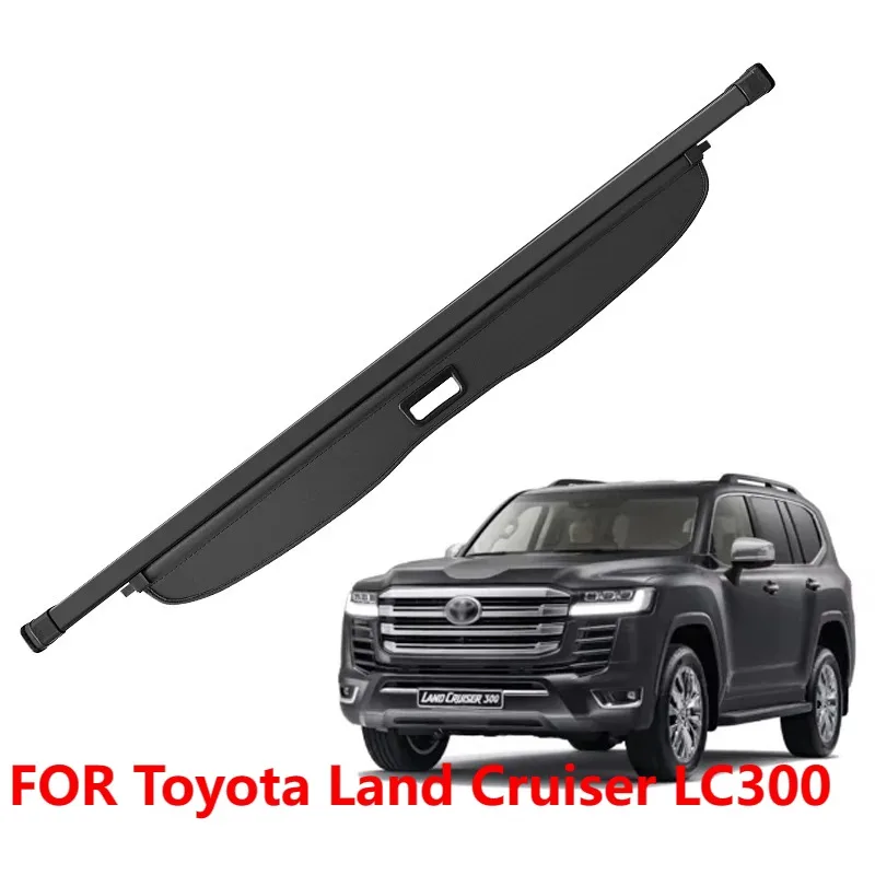 For Toyota Land Cruiser LC300 Retractable Cargo Cover Trunk Privacy Shield Interior Accessory