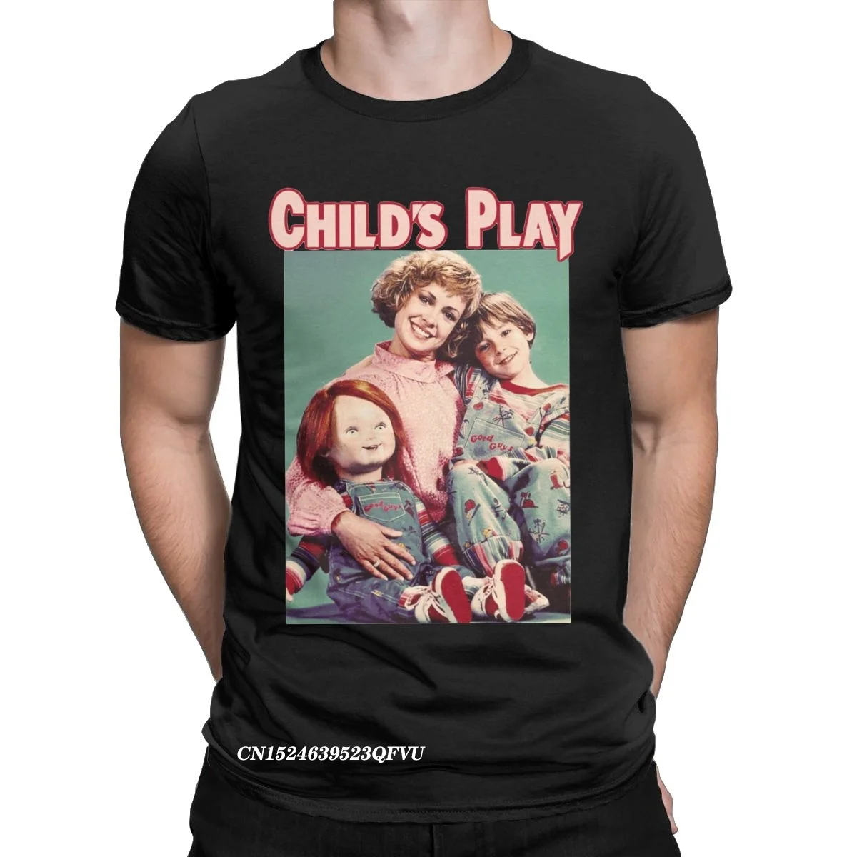 Child’S Play Chucky Men Tops T Shirts Doll Murder Bloody Vintage Tee Shirt Harajuku Crew Neck T-Shirts Pure Cotton Unique Tops