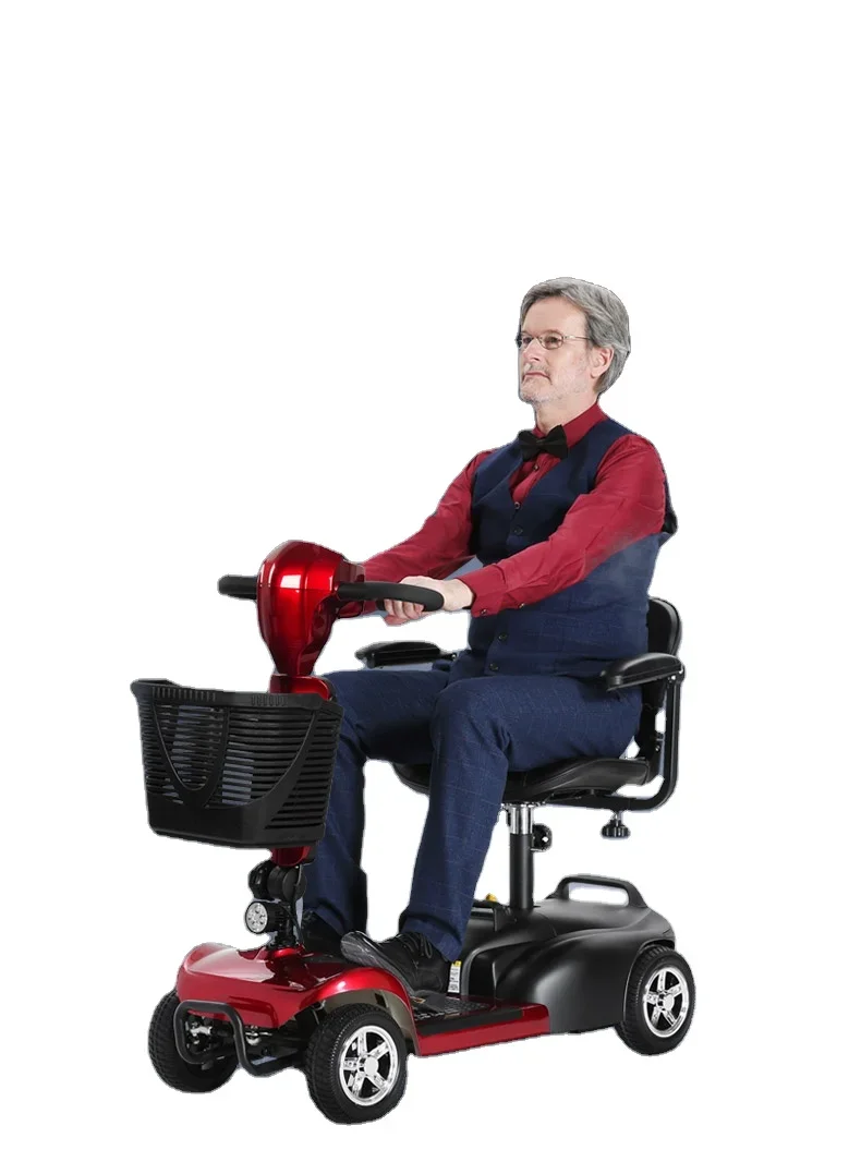 2024 best sales Mobility Scooter  with Removable Battery Adjustable Armrest and Seat For Senior and disabled using