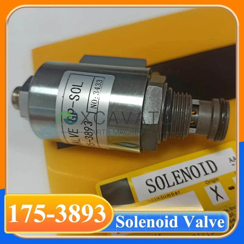 

Excavator Accessories Fuel Solenoid Valve 175-3893 323-9531 for Gader 120H 140H 160H 3306 C9 C15