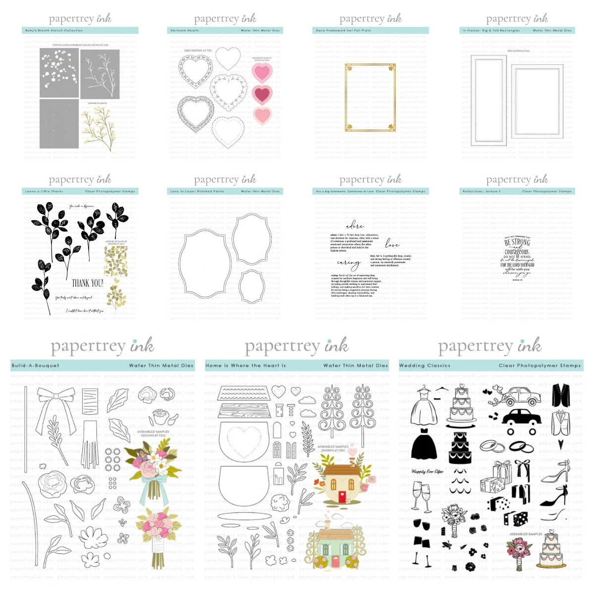 

Build-a-Bouquet Metal Cutting Dies Stamps Stencil Hot Foil Plate Scrapbooking Decoration Embossing Template DIY Valentines Gift