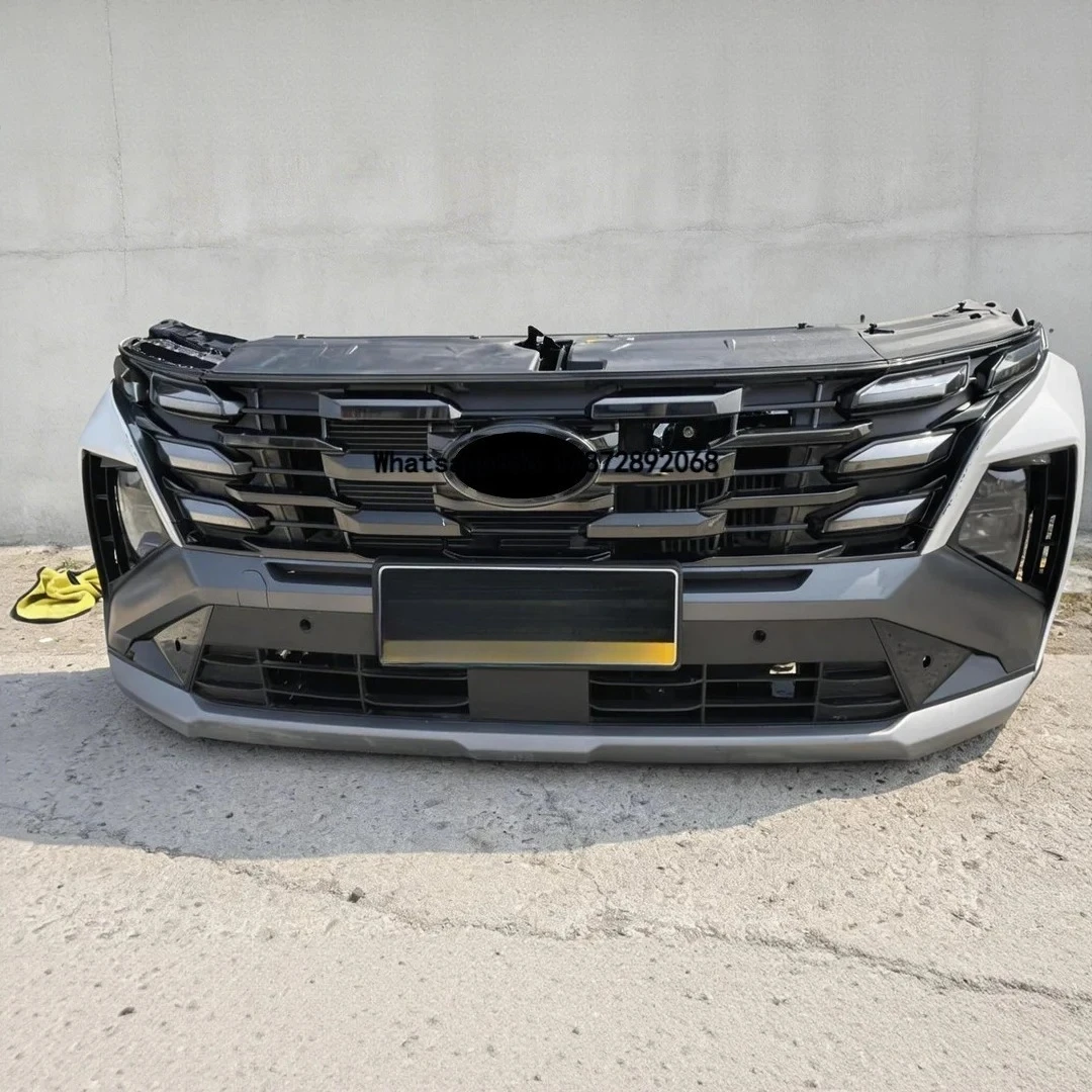 

Tucson L NX4 Facelift 2025 Front Bumper Assembly with LED Headlight Radiator Grille Auto Parts Replacement