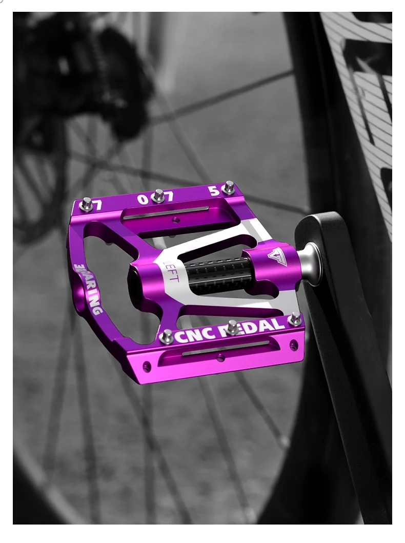 TOSUOD Lager Fahrrad Pedal CNC Aluminium Legierung Anti Slip MTB Rennrad Pedal Erweitern Pedale Beruf Fahrrad Zubehör – Detail 11