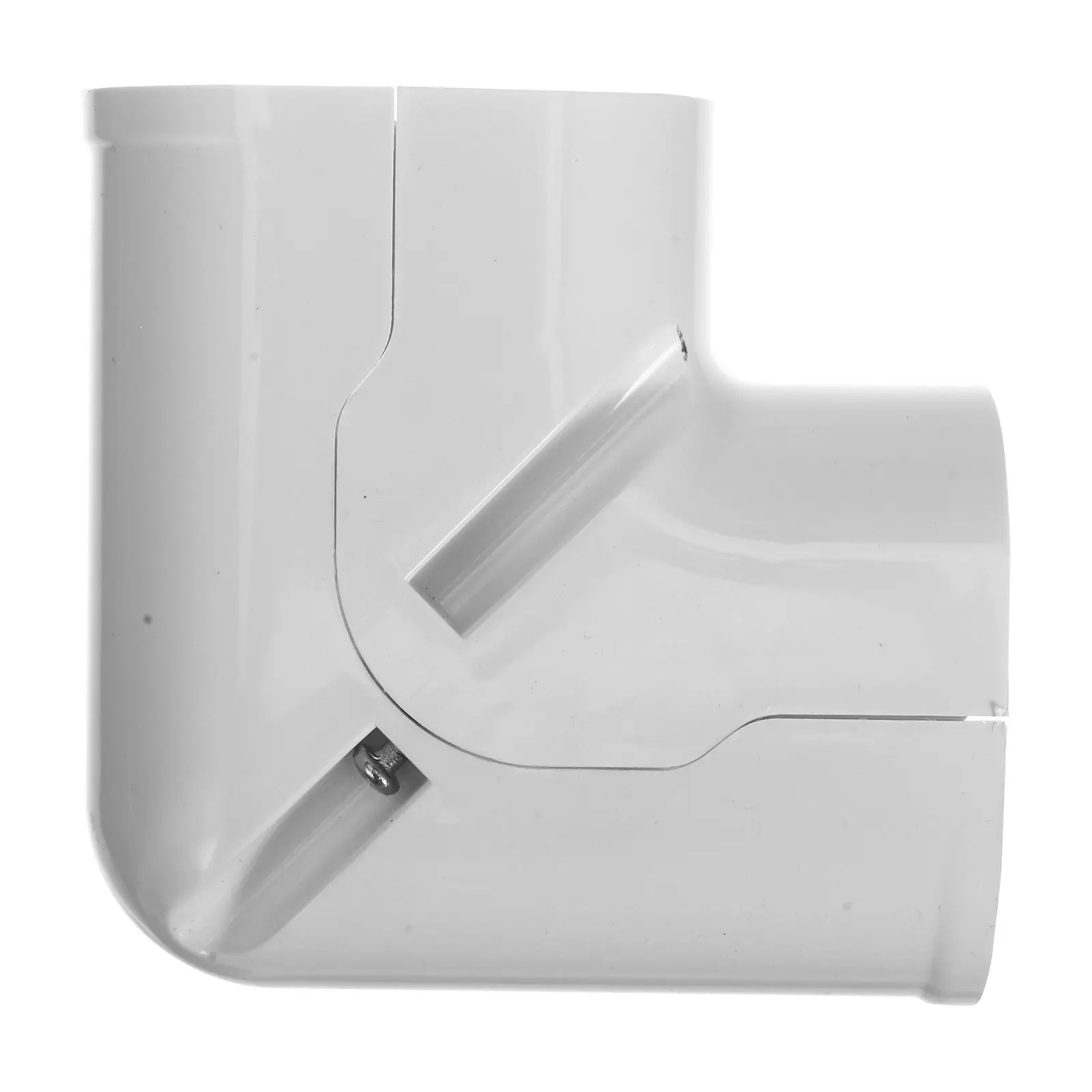 Air Conditioner Duct Cover 90 Degree Vertical Bend Tubing Cover PVC Decorative Wall Duct Accessories Air Conditioner Accessories