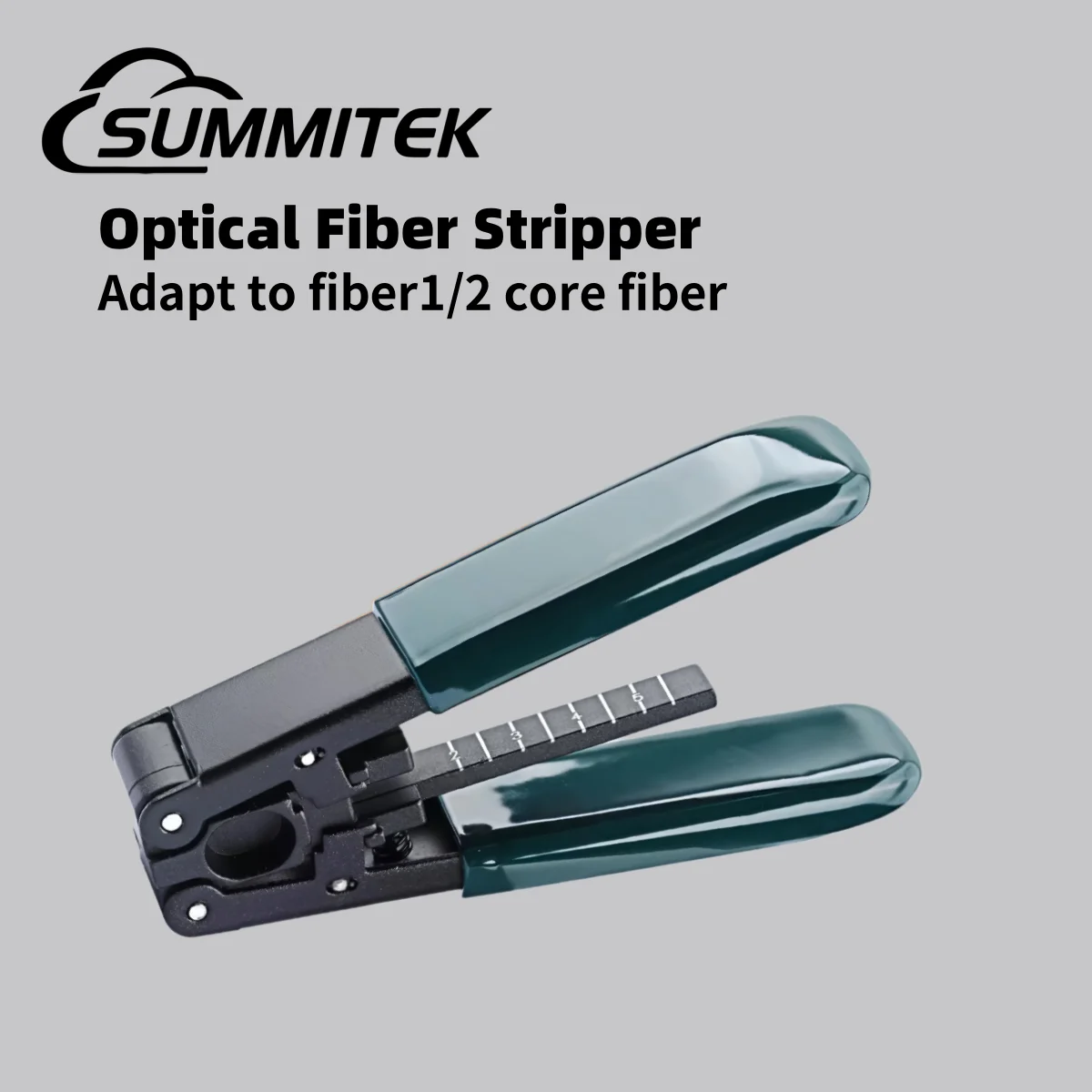 

SUMMITEK Fiber Optic Stripping Tool FTTH Fiber Optic Cable Stripper Striping Optical Pliers Drop Stripper Fiber Cable Stripper