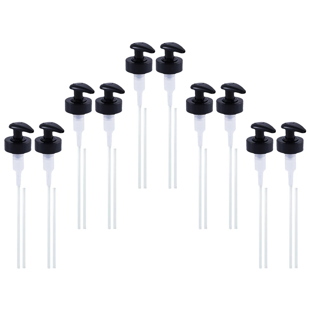 

10 set 10 Sets Oyster Sauce Bottle Nozzle Premium PP Durable Seasoning Squeezer Pump Head Mini Compact Easy Practical