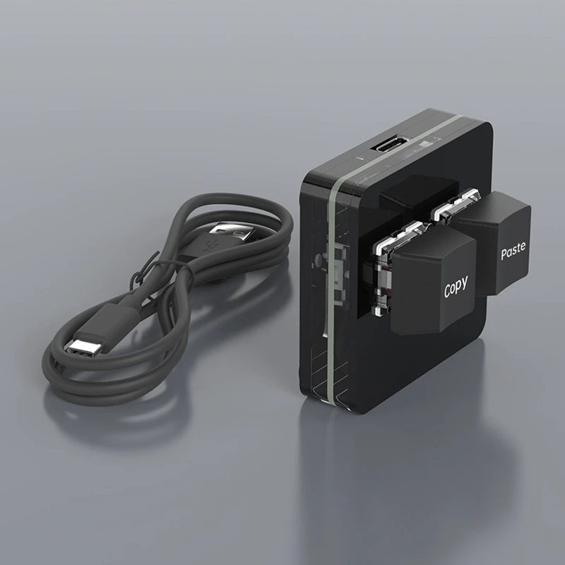 Aangepaste Mini Toetsenbord 2 Toets Rgb Macro Osu Toetsenbord Programmeerbaar Mechanisch Toetsenbord Voor Gaming Werken