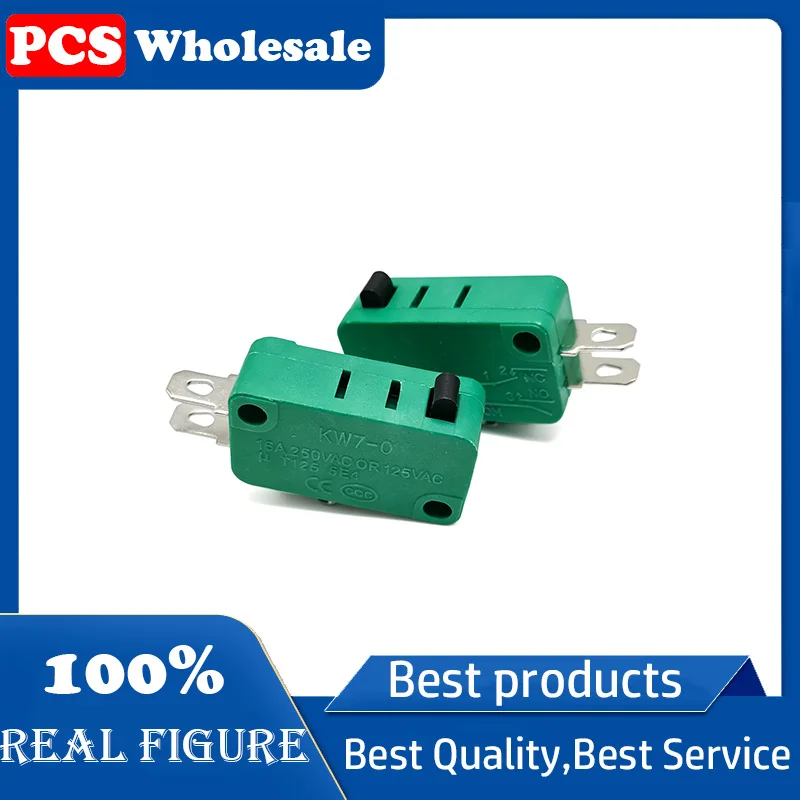Rice cooker micro-switch, light Acrylic KW7-0, green three-pin 16A, 125/250V
