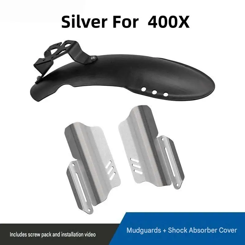 Custom Magnesium-Aluminum Alloy Mudguards for  Scrambler 400 X,  CL300 & CL500 Motorcycles