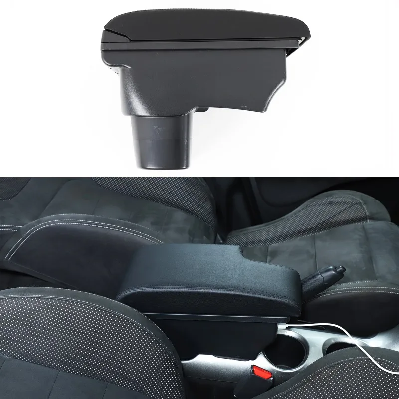 

Car Center Armrest Box Assembly Storage Box with USB Ports For Nissan Juke Infiniti ESQ 2010-2019 Retrofit Parts Car Accessories