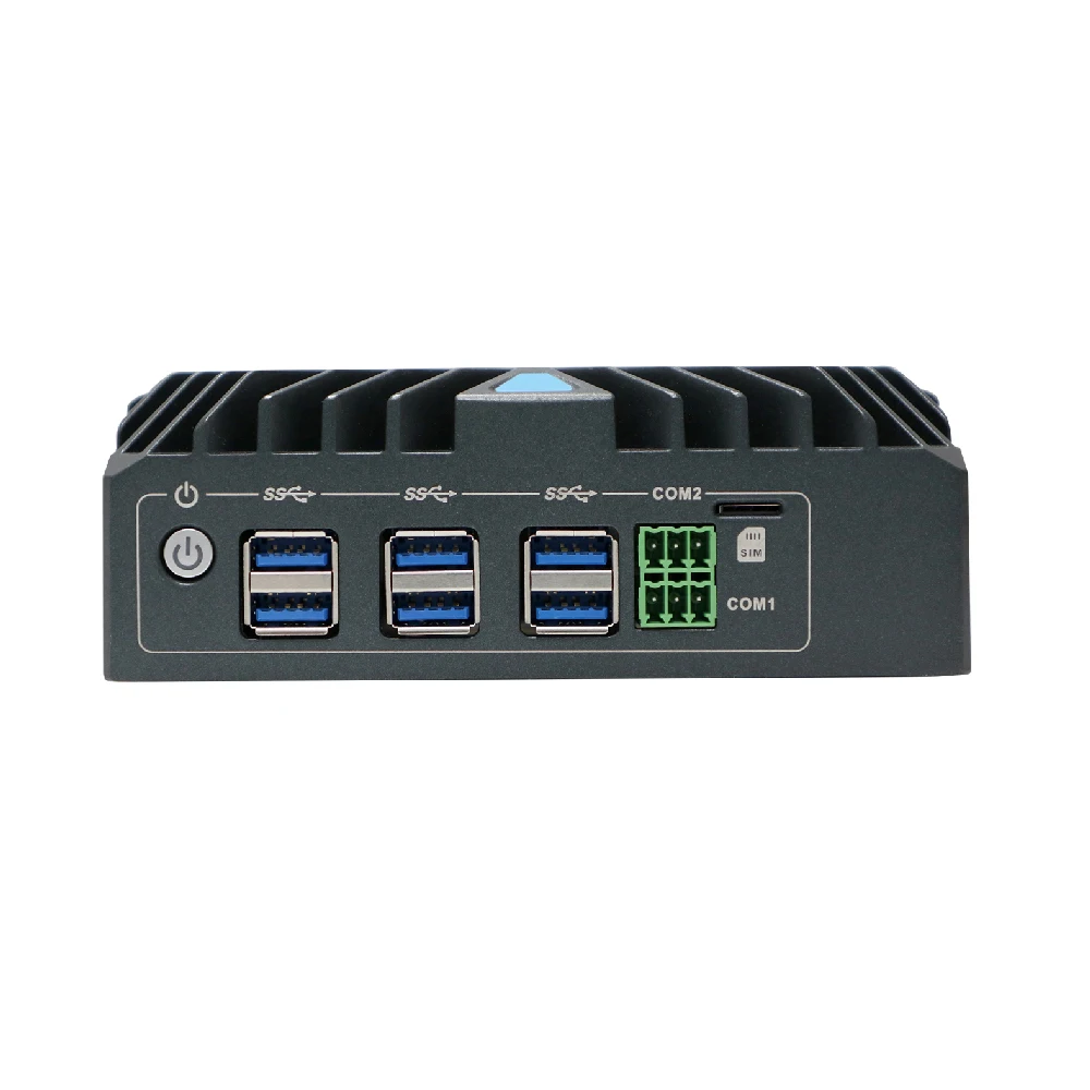 HUNSN Base Din Rail Micro Firewall Appliance, мини-ПК, RX19, PFsense, Mikrotik, 4LAN, OPNsense, VPN, маршрутизатор, широкое напряжение 9-36 В